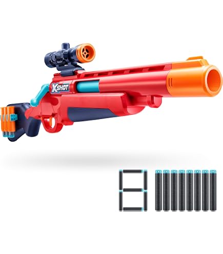 X-Shot Excel Double Hawk Eye and Double Micro Foam Dart Blaster